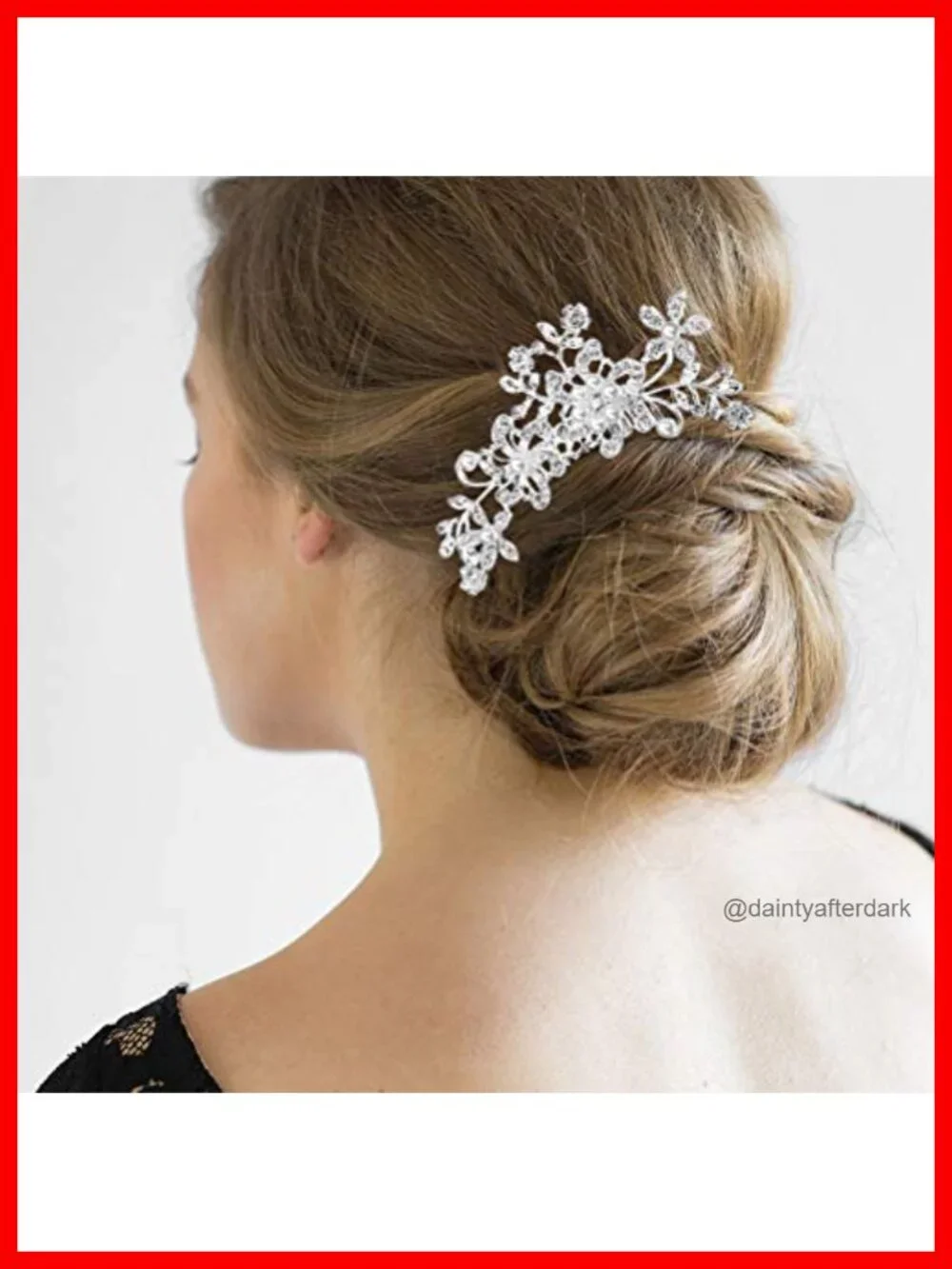 44 Pcs Wedding Bridal Hair Accessories Rhinestone Flower Clip Pearl Butterfly